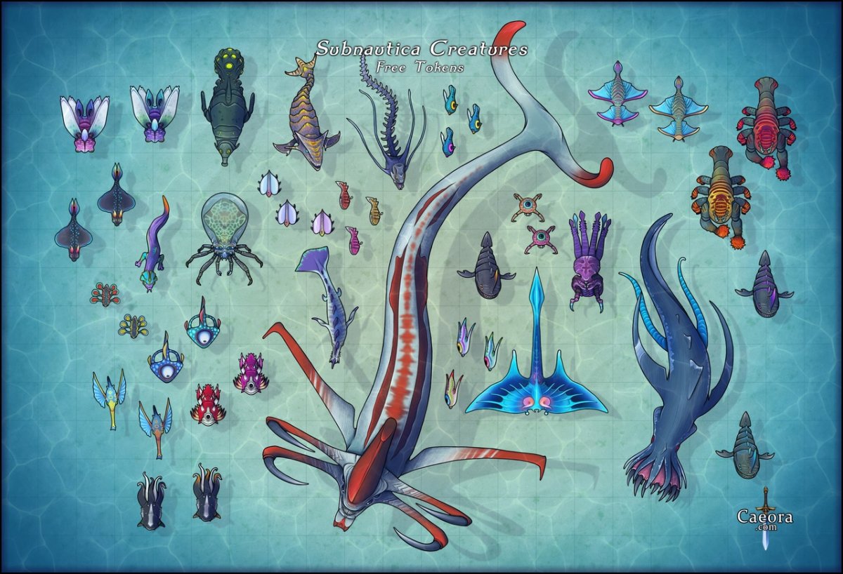 Субнаутика все Отсканированные существа