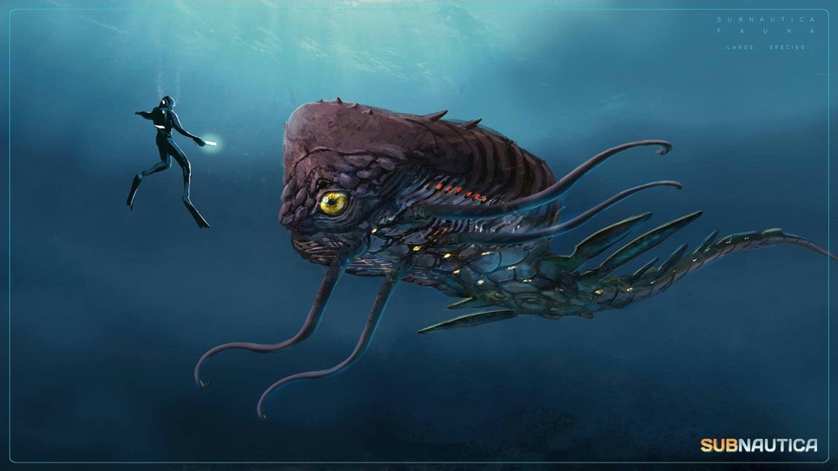 Морской дракон Левиафан Subnautica