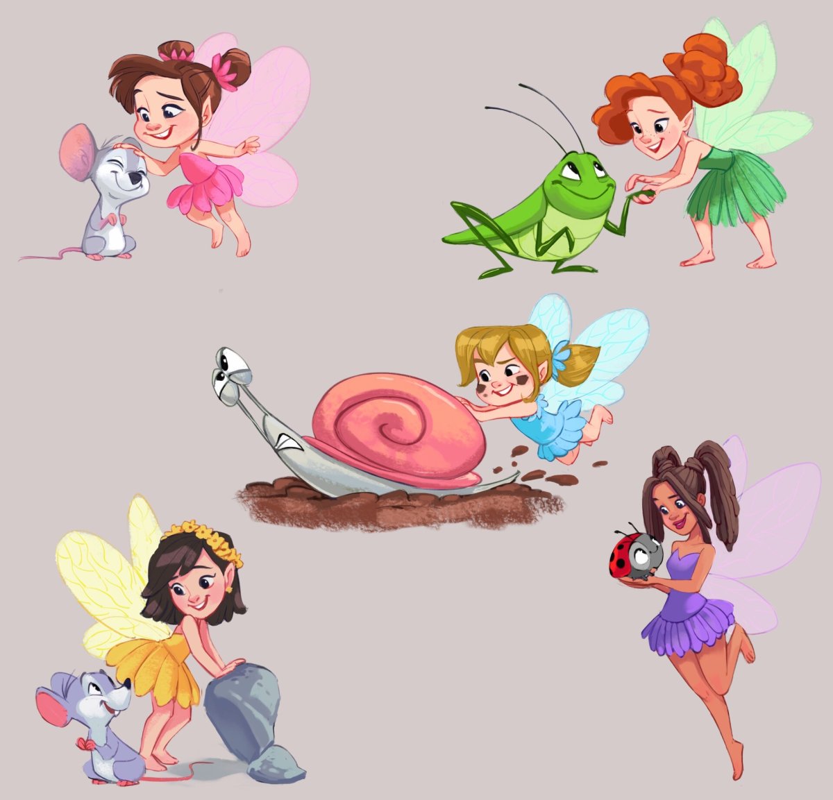 Феи иллюстратор Марина Федотова