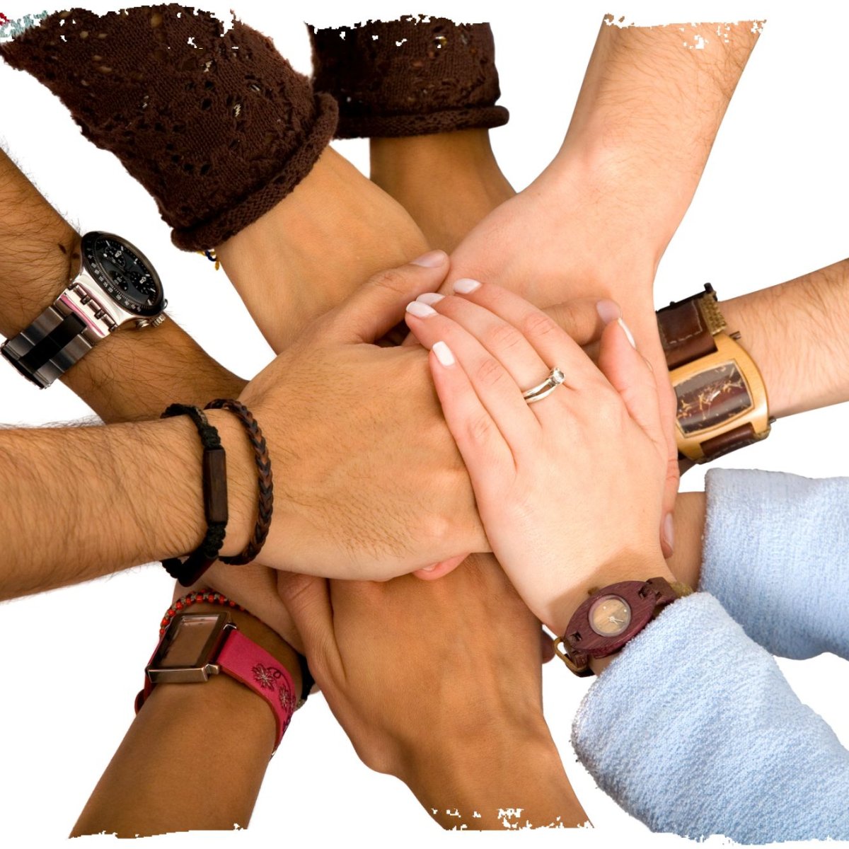 Взаимопомощь руки значок