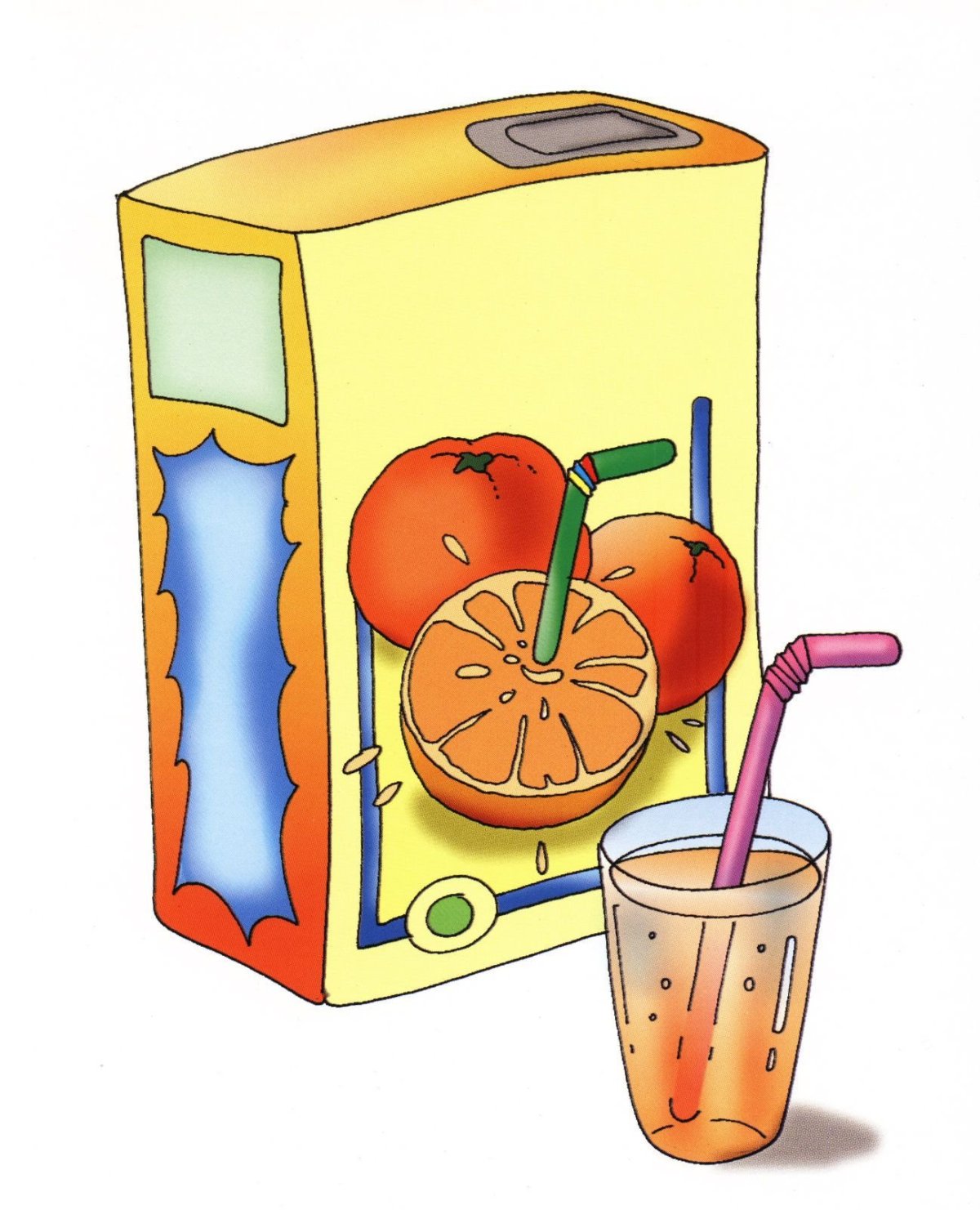 Сок мультяшная