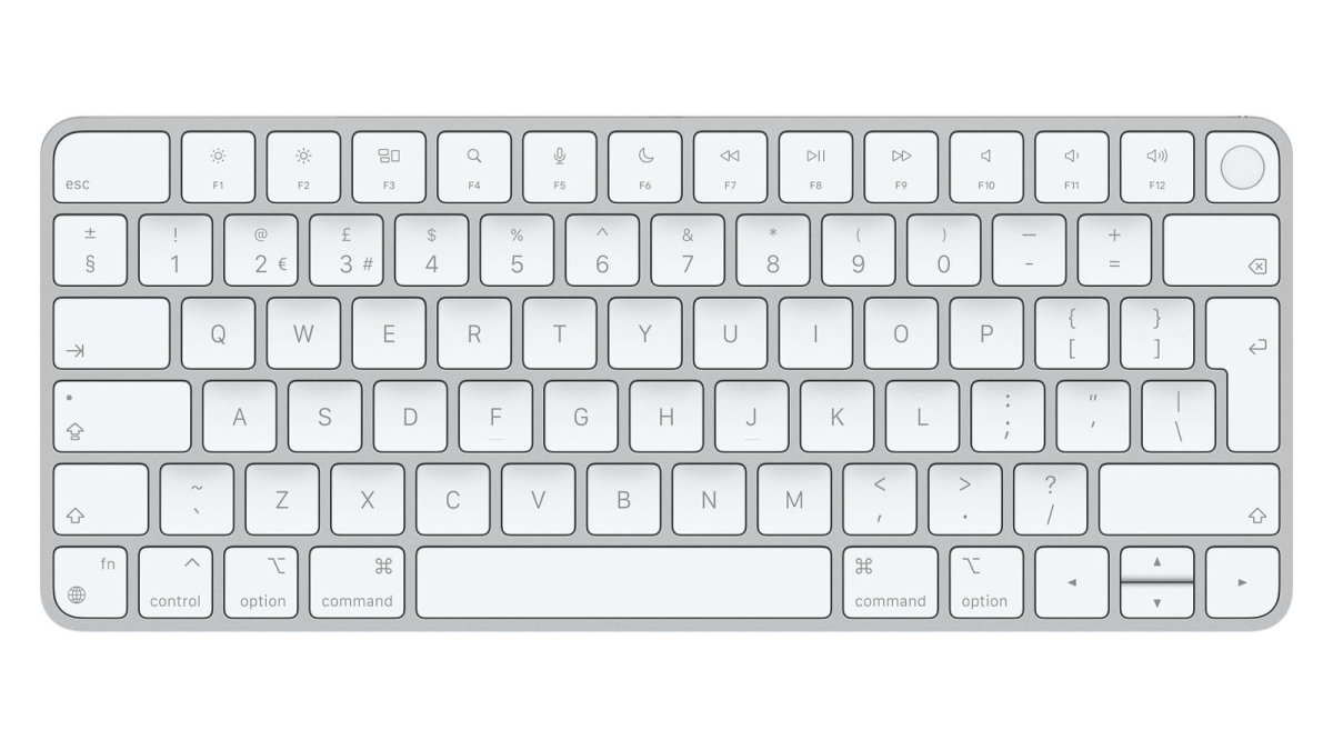 Кнопка Shift на клавиатуре на Mac