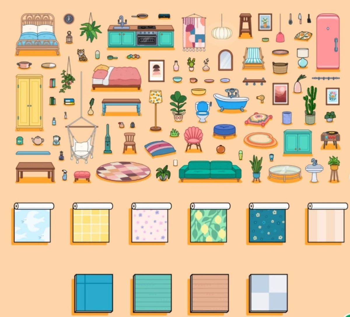 Мебель и предметы для обустройства