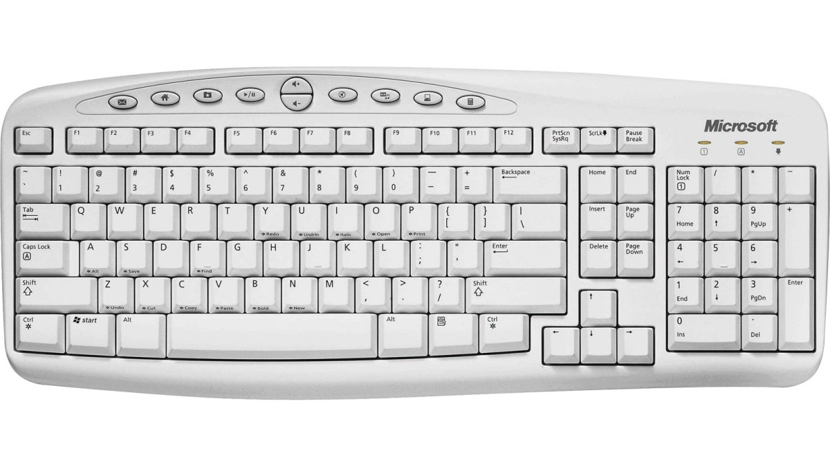 Клавиатура компьютера рисунок