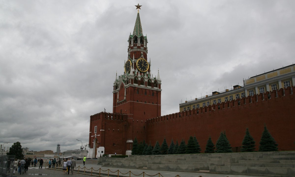 Спасская башня Московского Кремля Солари