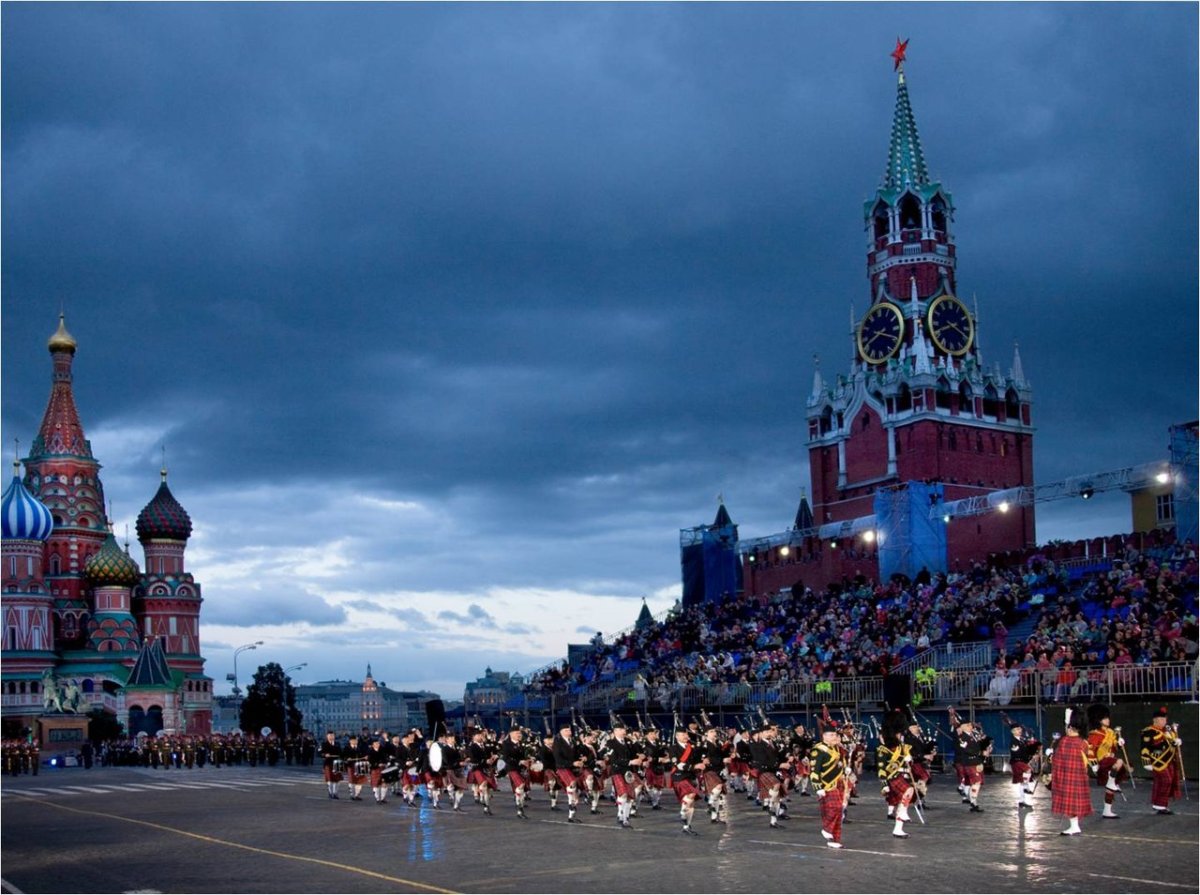 Спасская башня 1976