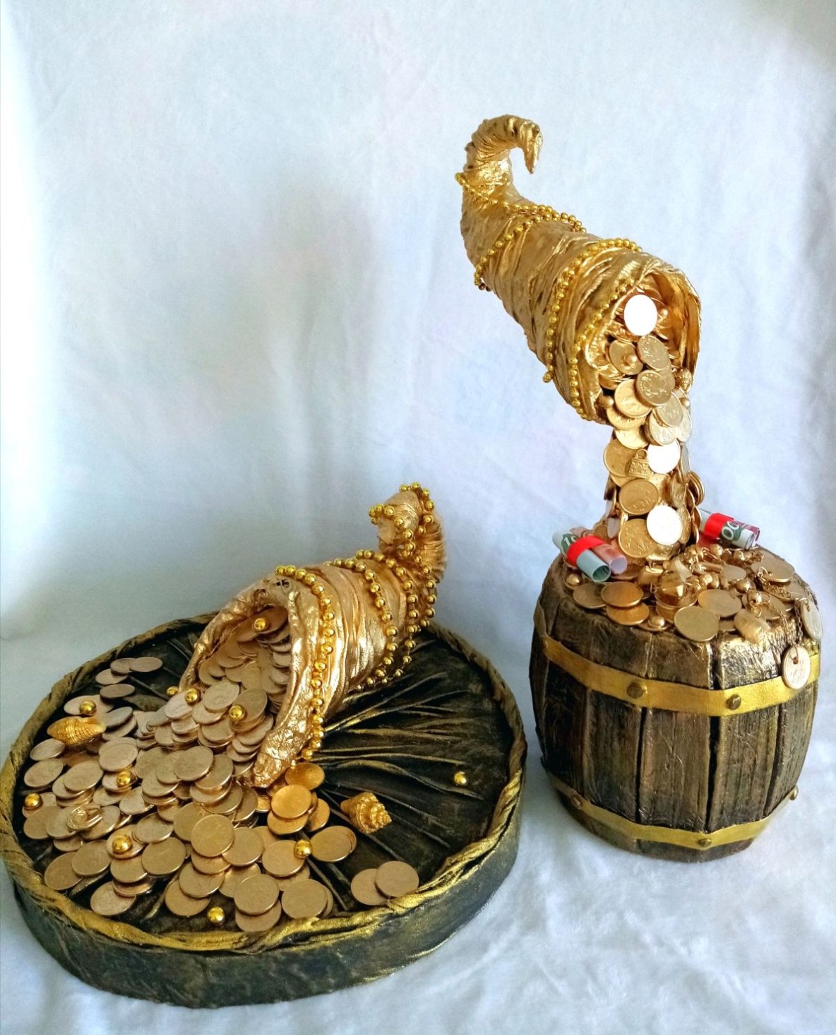 Оберег "Рог изобилия" микс, керамика