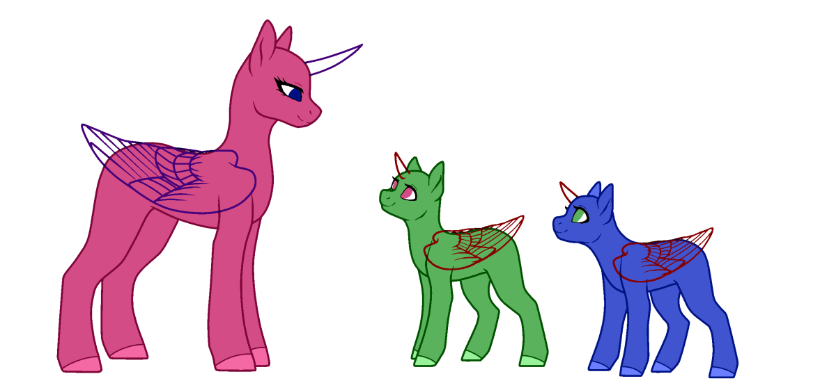 Пони манекены 4 принцессы