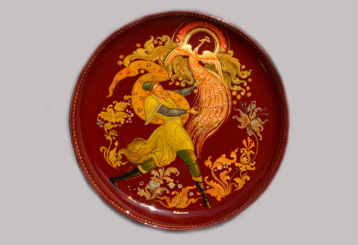 Палехская миниатюра Жар птица