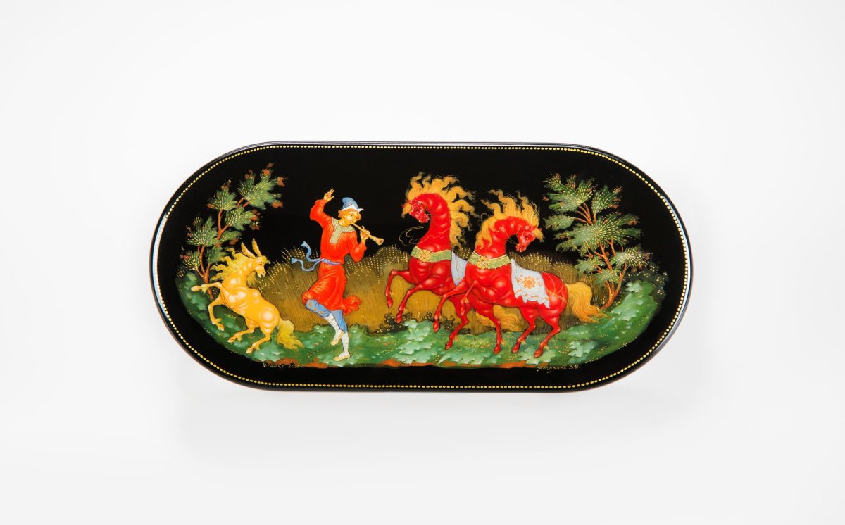 Палехская роспись Жар птица