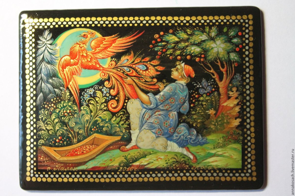 Палехская роспись Жар птица