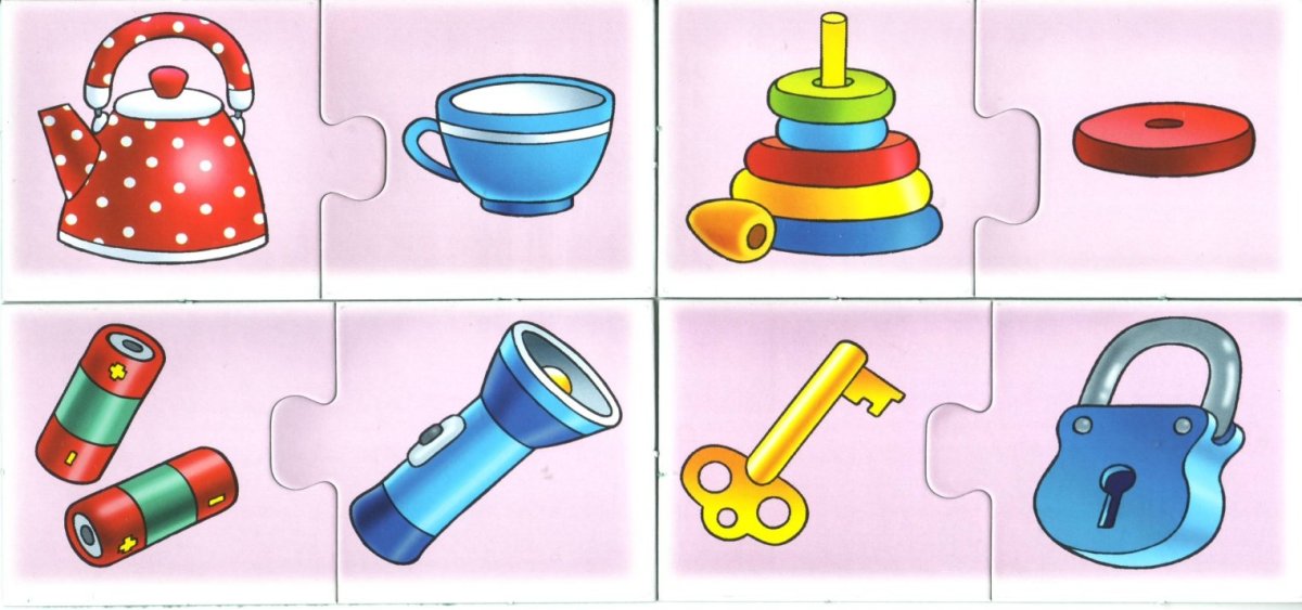Карточки Подбери пару для дошкольников