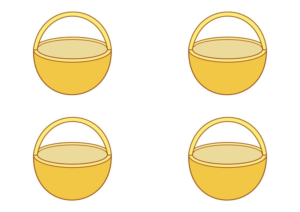 Раздаточный материал корзинки