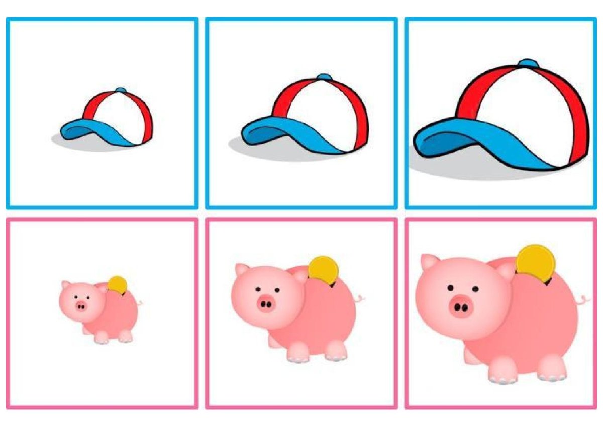 Большой маленький для дошкольников