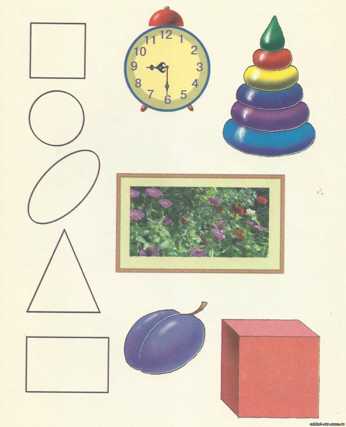 Форма предметов