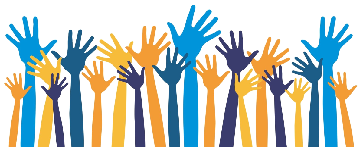 Волонтерство на прозрачном фоне