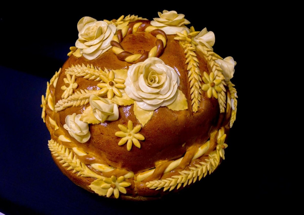 Каравай свадебный древняя Русь