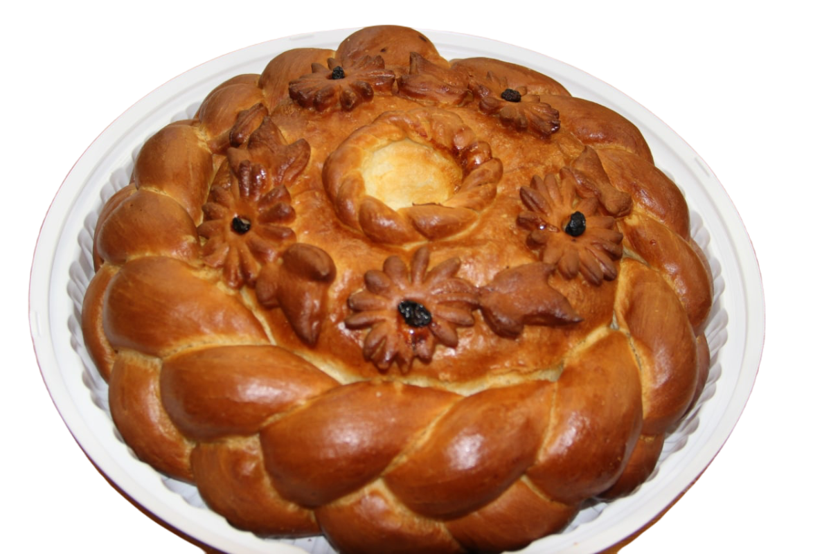Каравай с колосьями