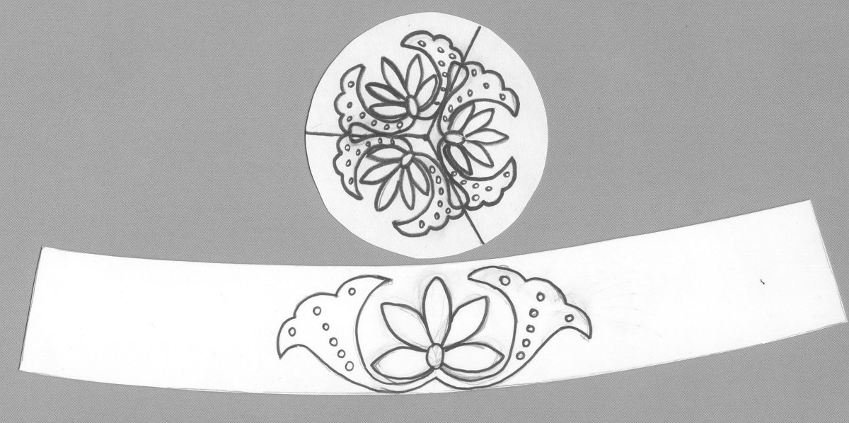 Татарский калфак выкройка