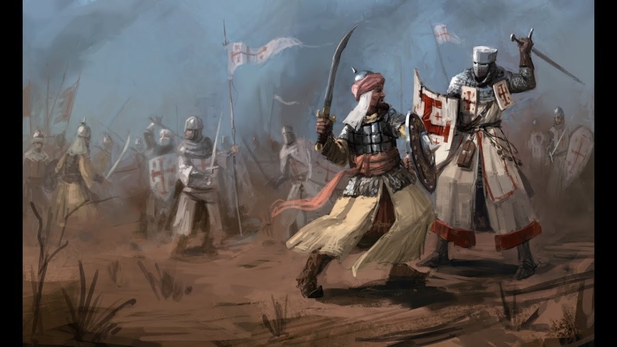 Карта второго крестового похода