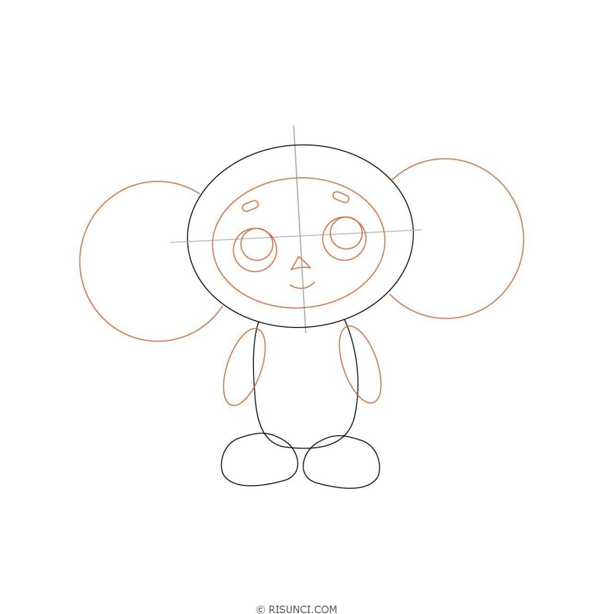 Чебурашка вектор