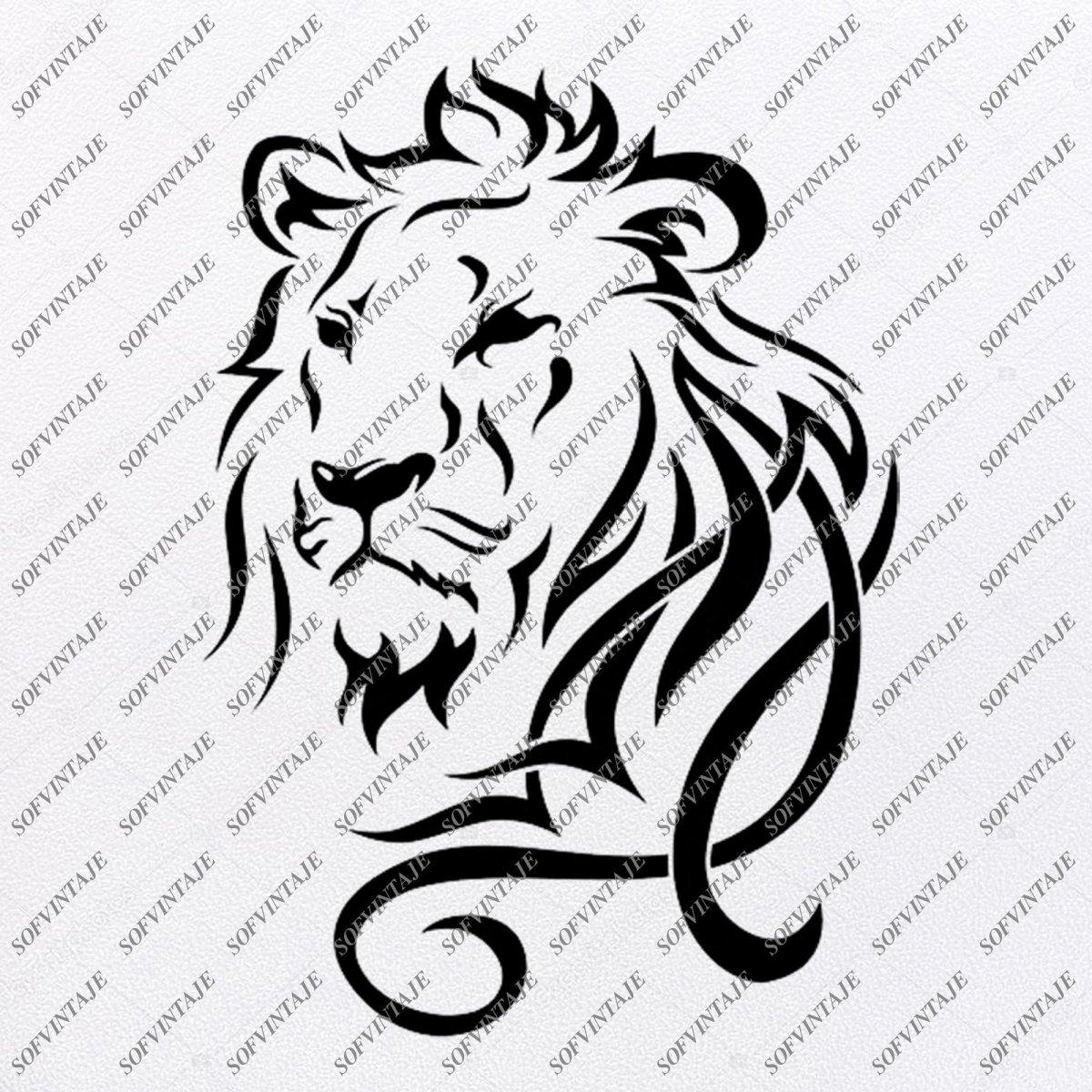 Тату Лев трайбл