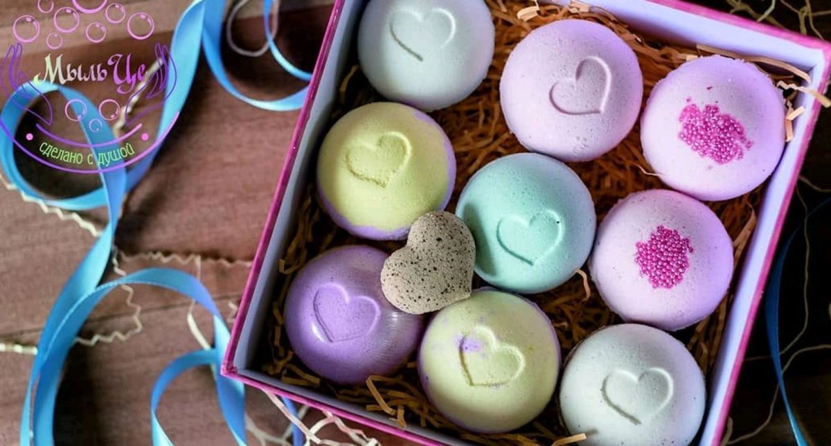 Красивые наборы бомбочек для ванны