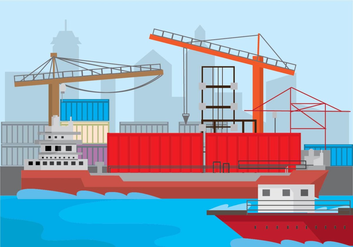 Морской порт для детей