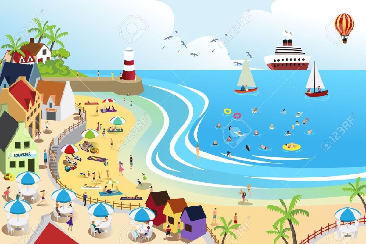 Курорт мультяшный