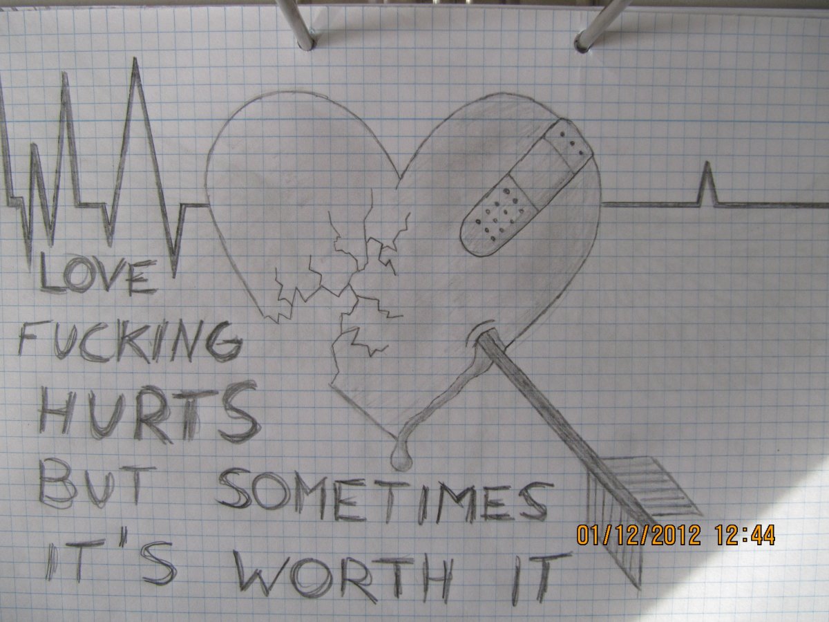 Грустные мини рисунки легкие