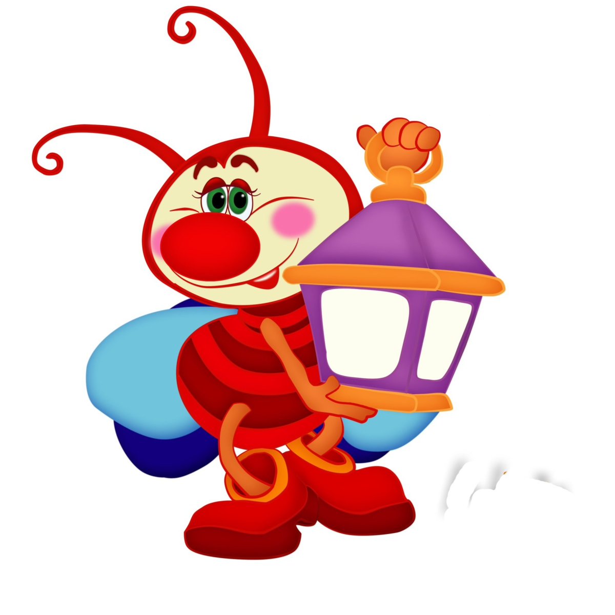 Светлячок рисунок для детей