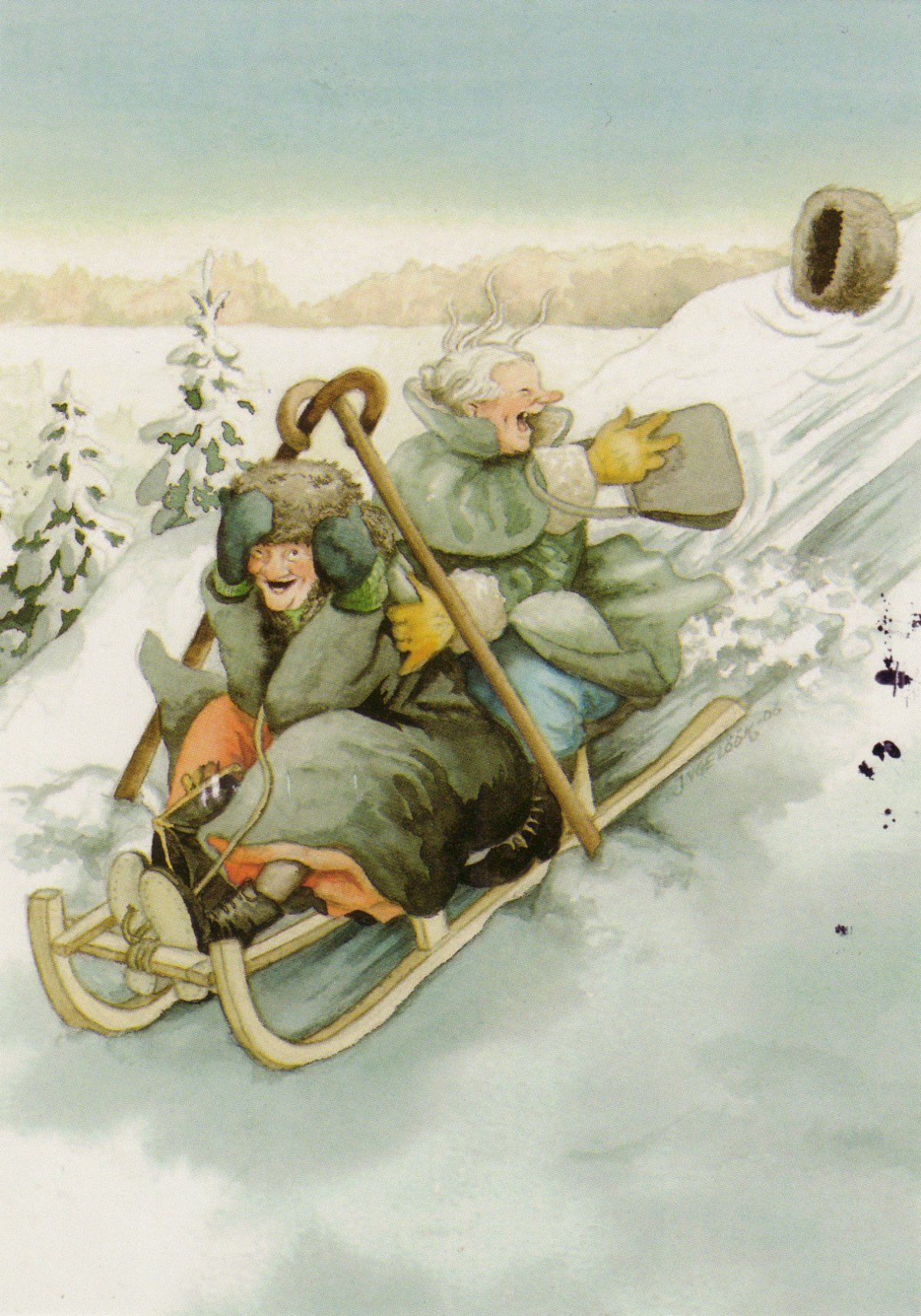 Финская художница Инге лёёк (Inge löök)