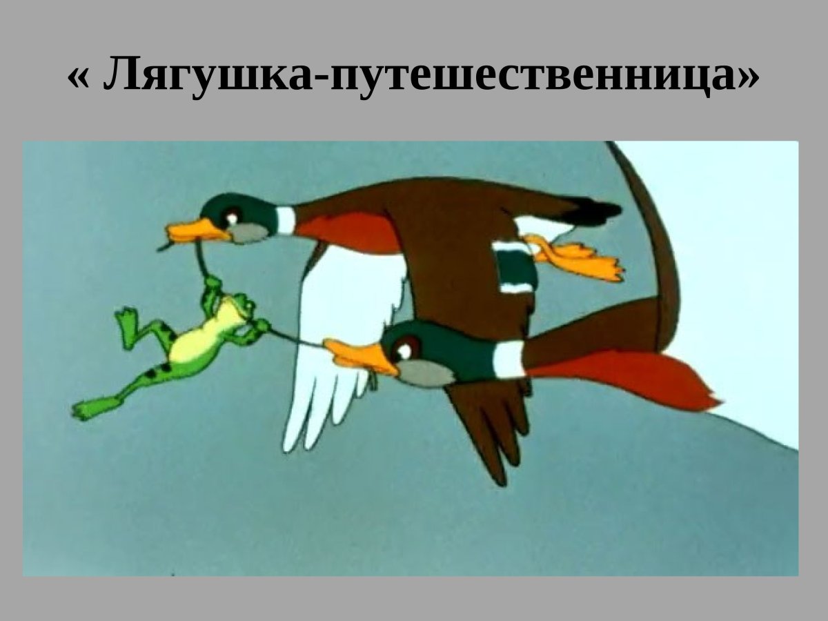 Гаршин лягушка путешественница утки