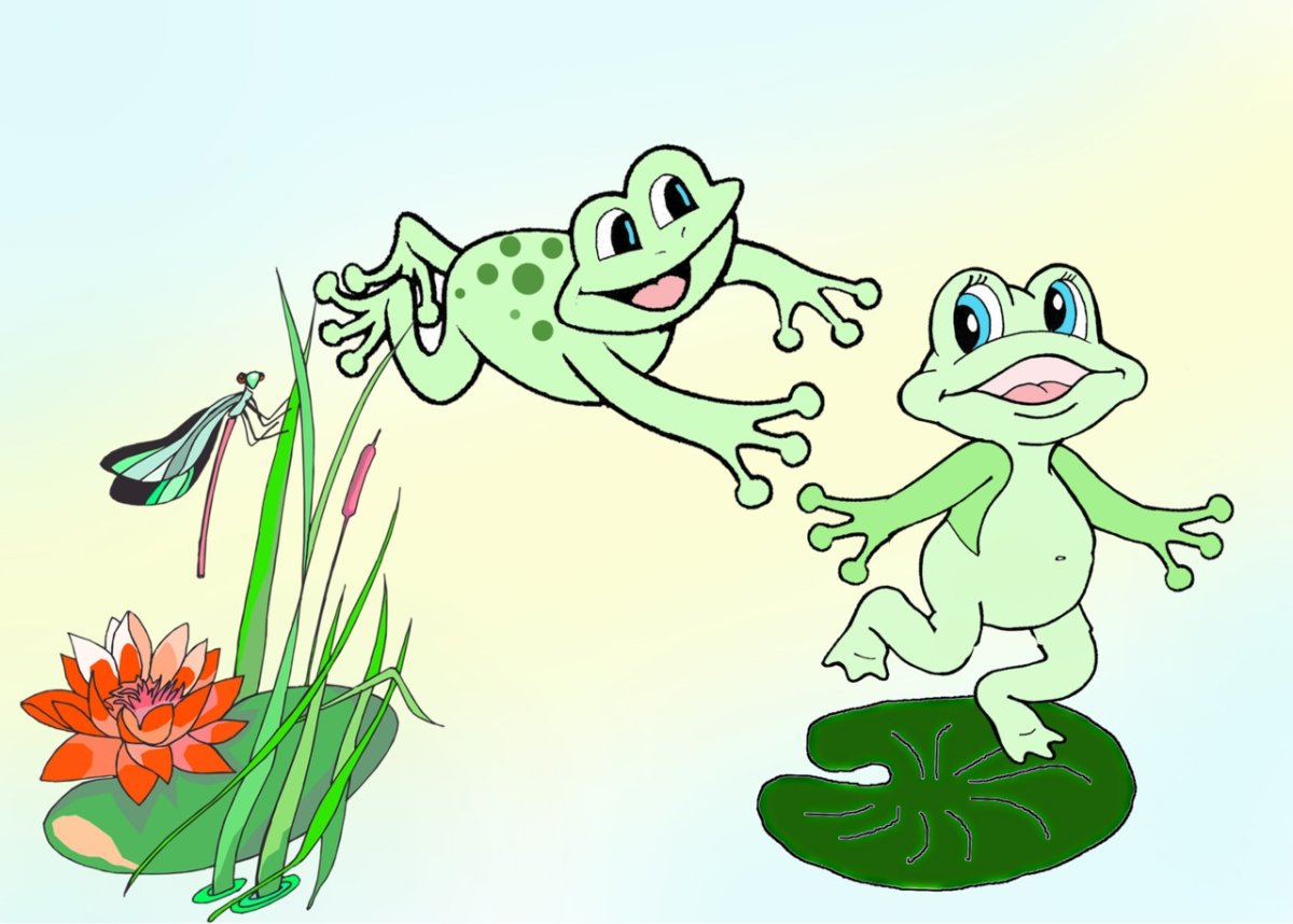 Лягушки подружки
