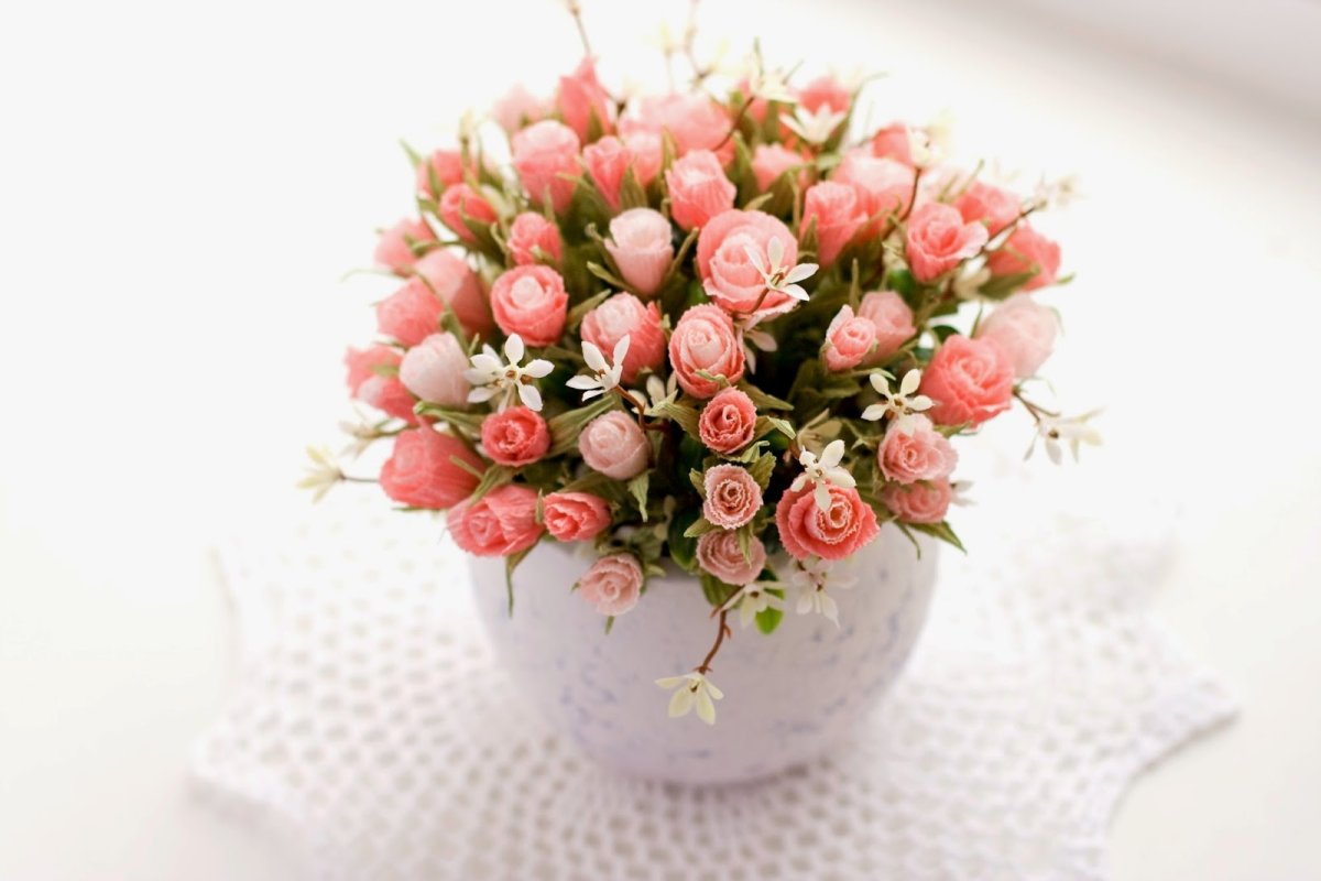 Нежный букет мелких цветов