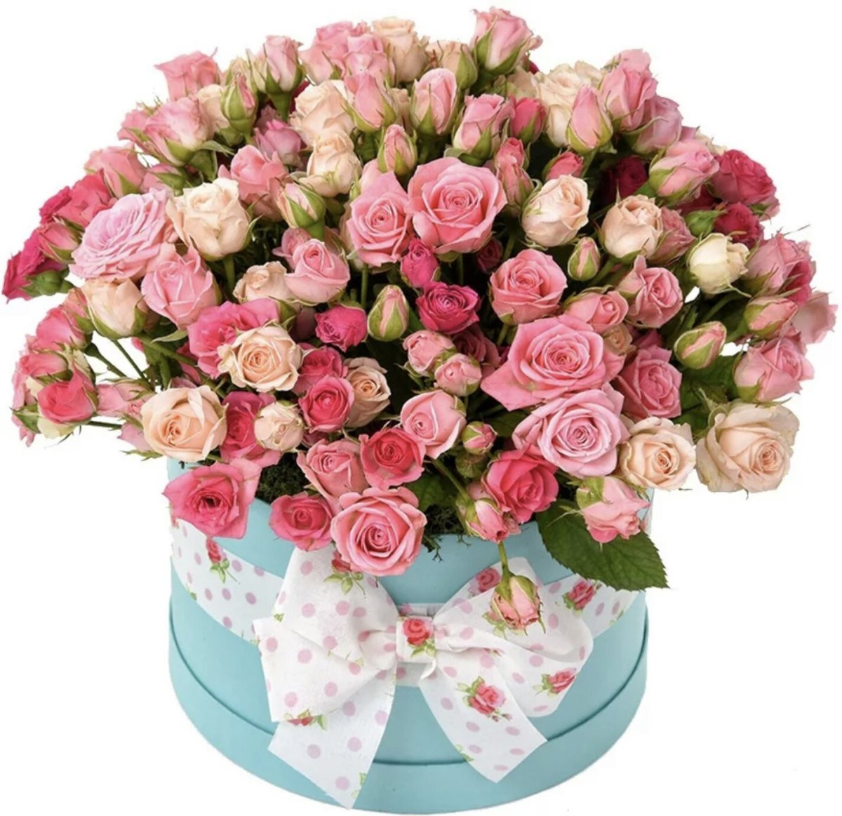 Цветы в коробке