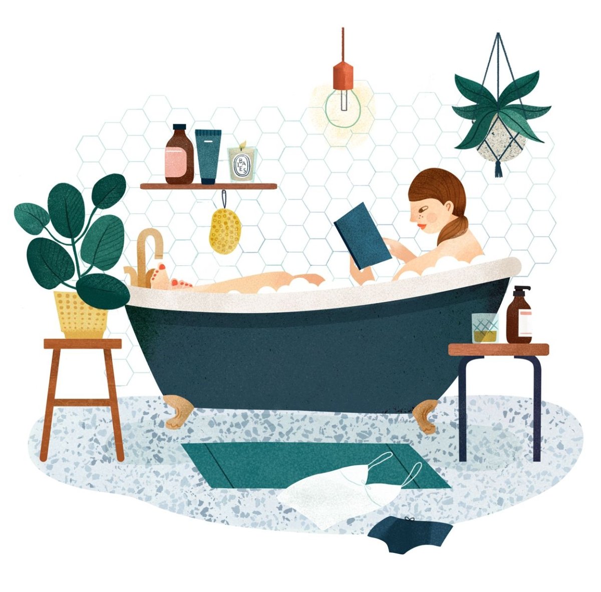 Ванна в иллюстраторе