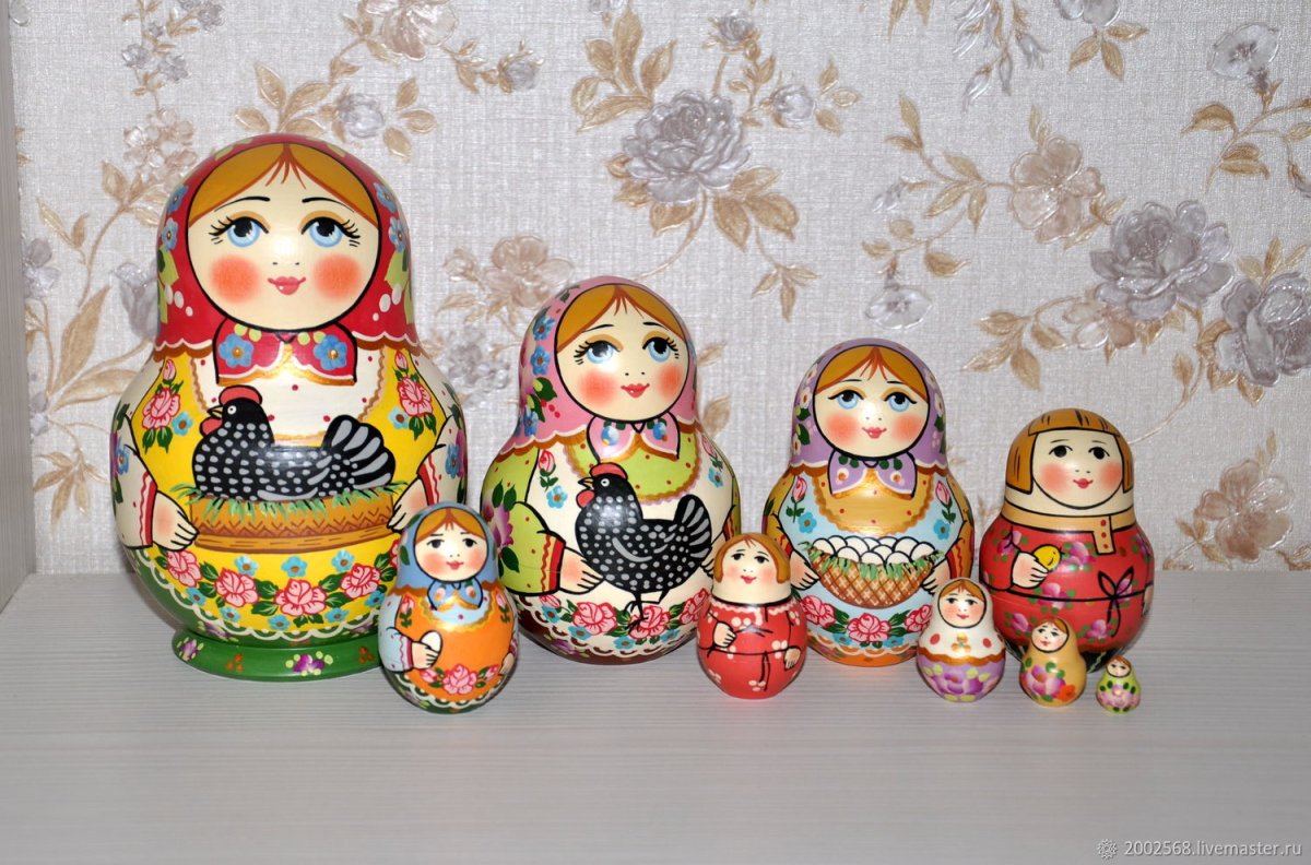 Матрешки по мотивам сказок
