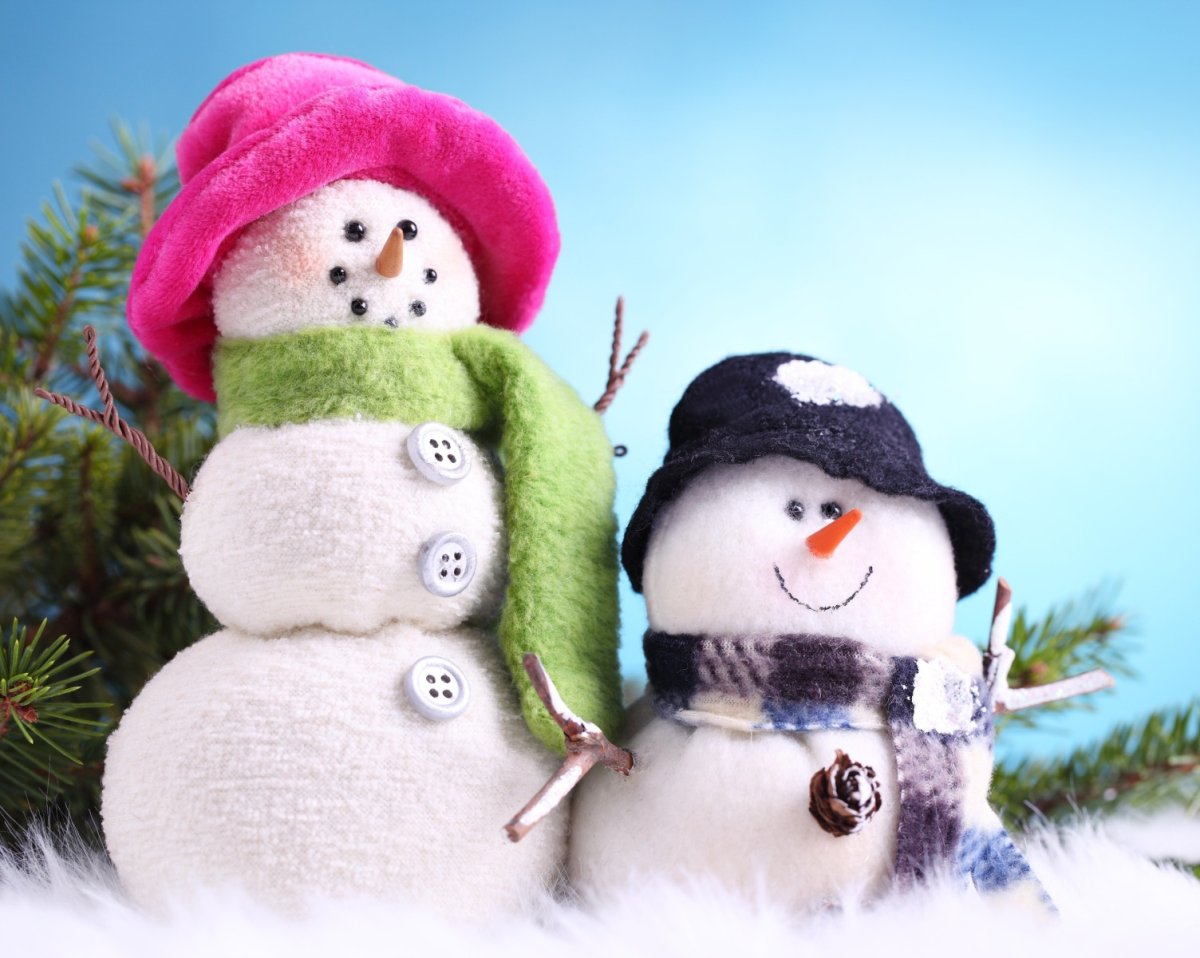 Обои Снеговик