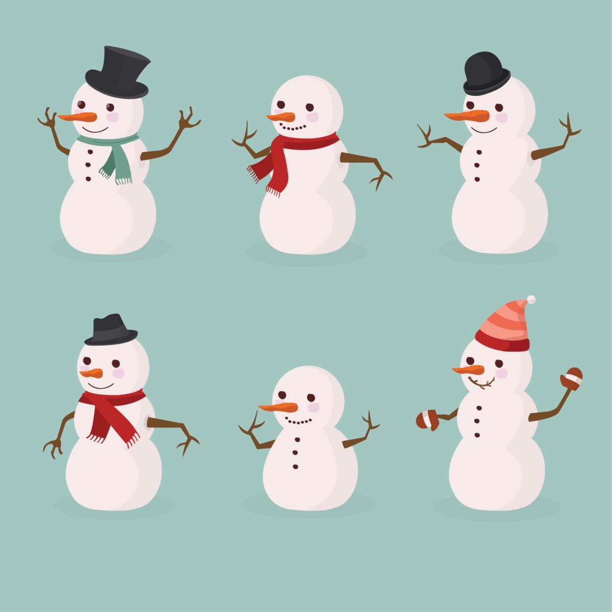 Два снеговика