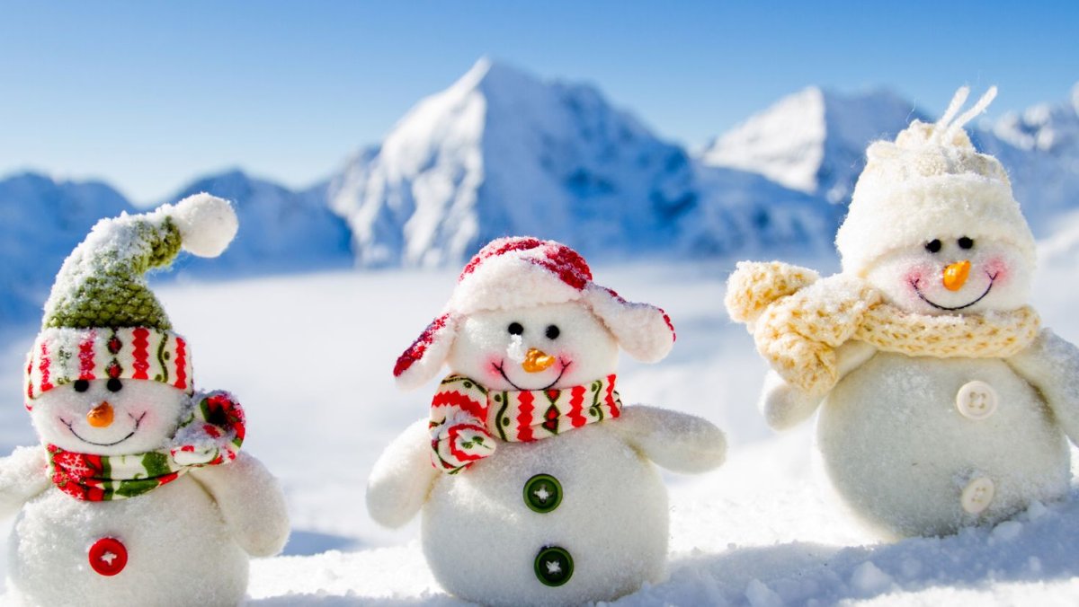 Снеговик и новый год