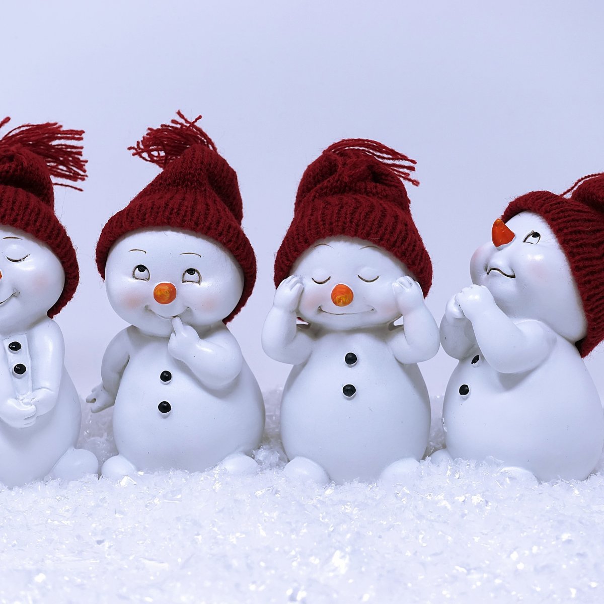 Зима Снеговик