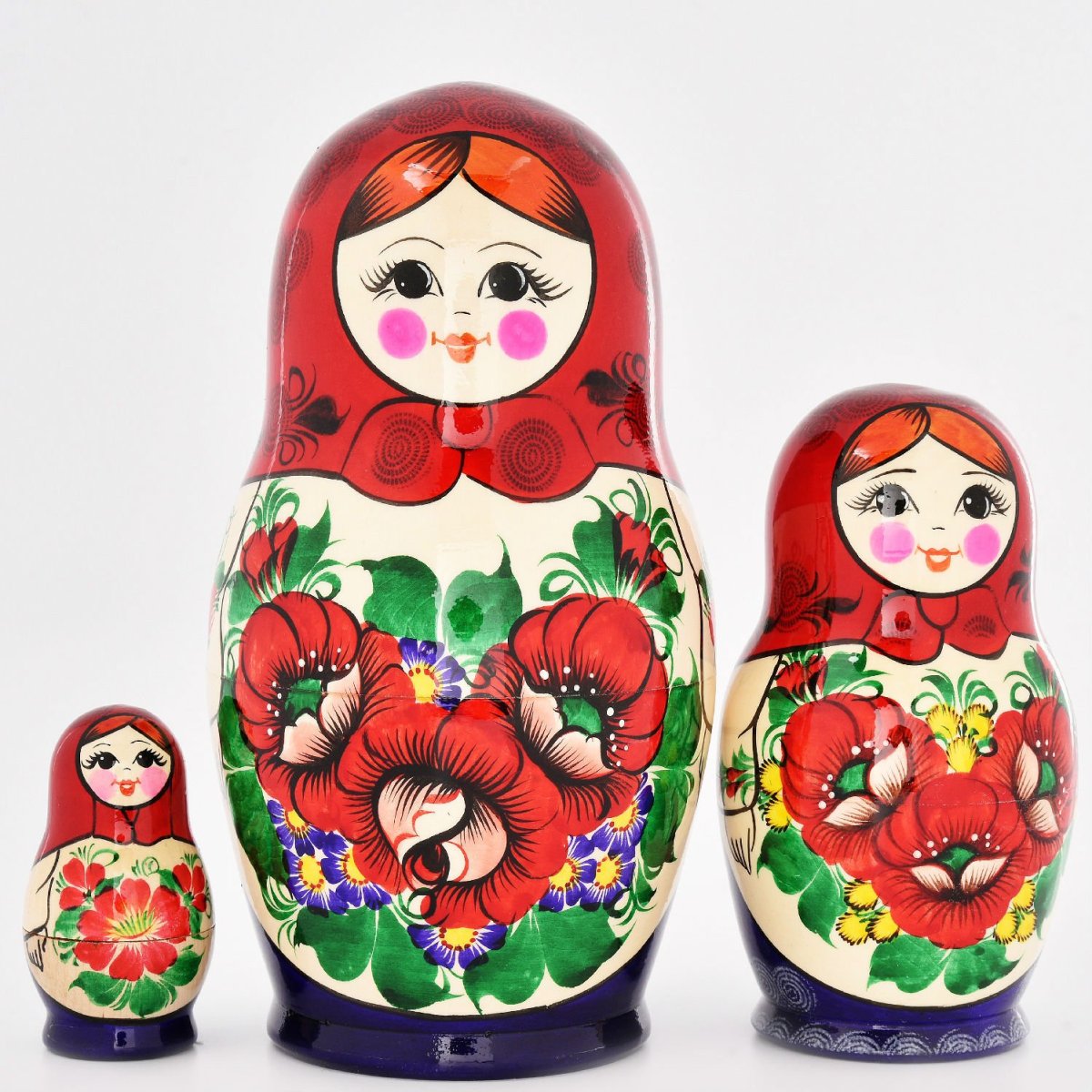 Семеновская роспись матрешки