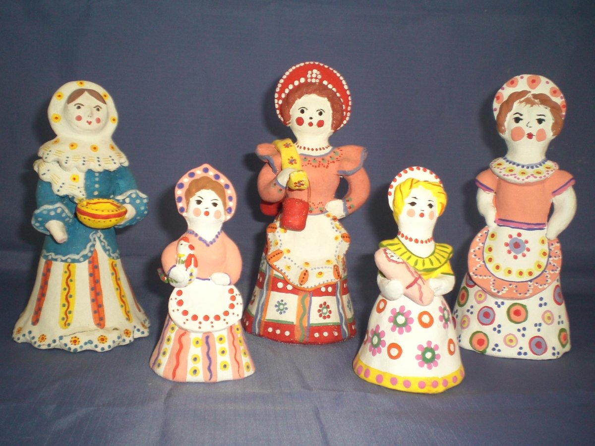 Старинные глиняные игрушки