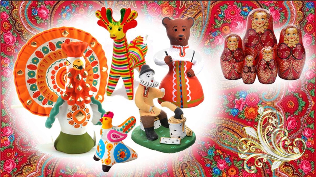 Дымковская, Каргапольская, Филимоновская барыни"