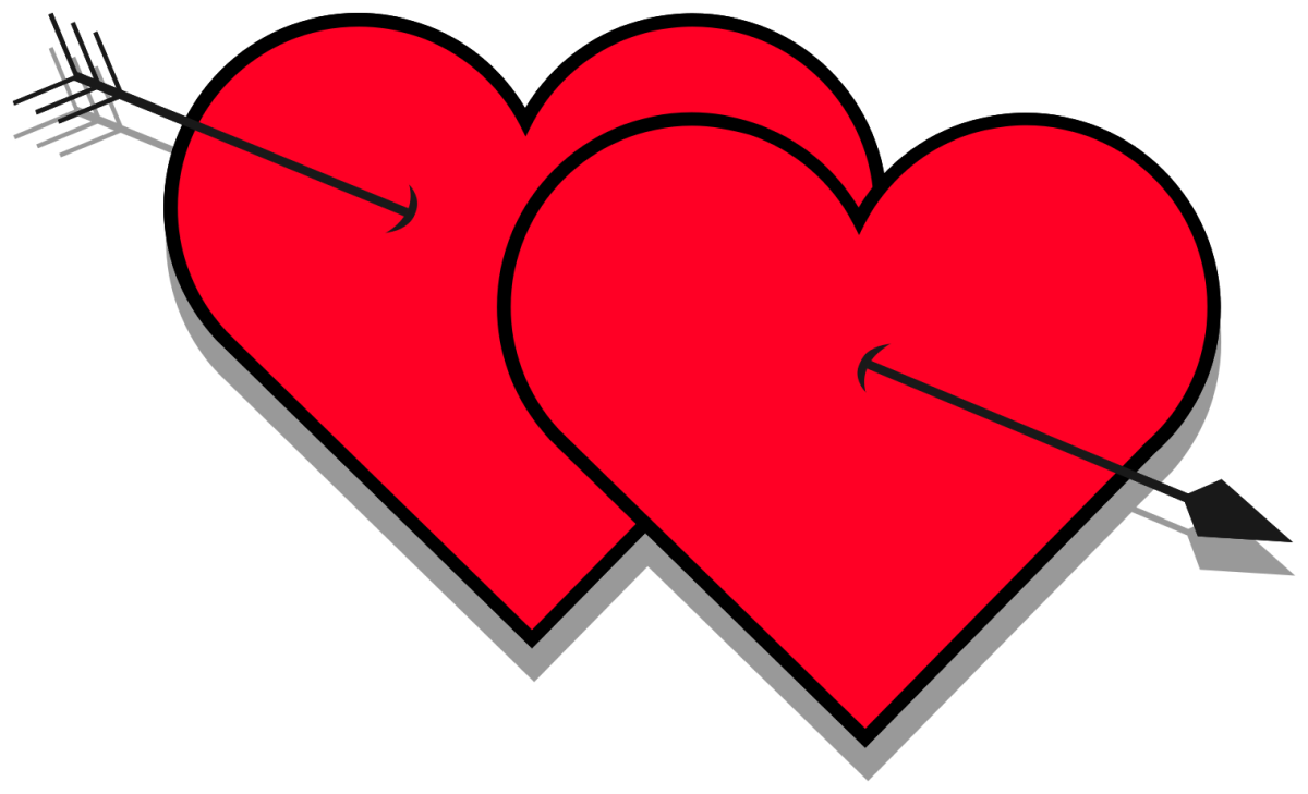 Два сердца со стрелой