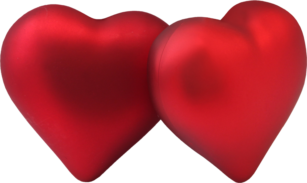 Сердце красное объемное