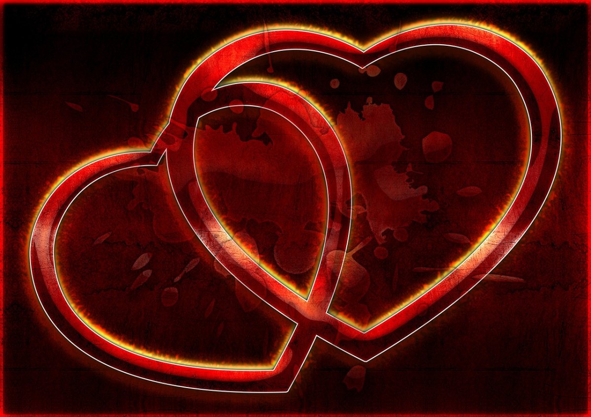 Два сердца фото картинки