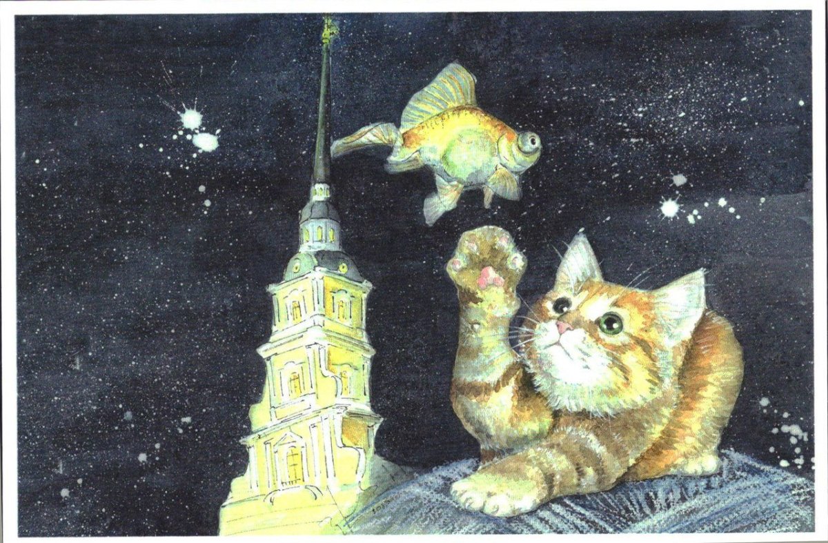 Питерские новогодние коты