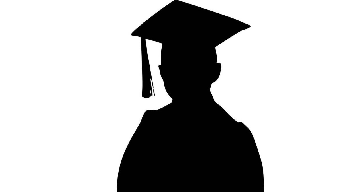 Нарисованная девушка с дипломом